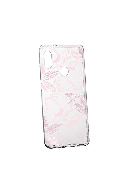bestcase Husa Silicon, Transparent, Slim, Pink Flower, 113, Huawei P20 Lite