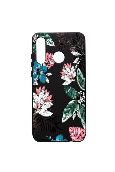 bestcase Husa de protectie Huawei P30 Lite, Tropical Flowers, silicon, cu int...