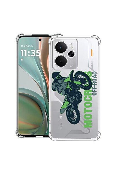 bestcase Αντικραδασμική Θήκη Συμβατή με Poco M7 Pro 5G, με Σχέδιο Motocross, ...