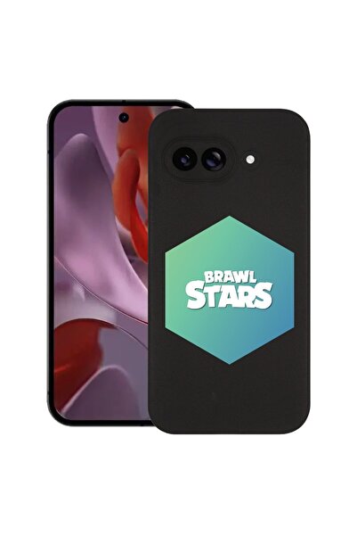 bestcase Калъф за Google Pixel 9a, Brawl Stars, Тънък силиконов 0.8ММ, Удароу...