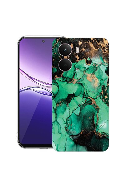 bestcase ¬Æ Husa pentru Realme P3 cu Design Dark Marble, Clear Slim Silicon, ...