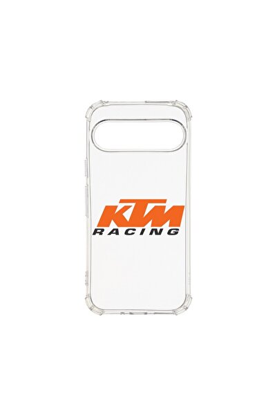 bestcase Husa Anti Shock 1.5MM, Compatibilă cu Google Pixel 9, Logo KTM Racin...