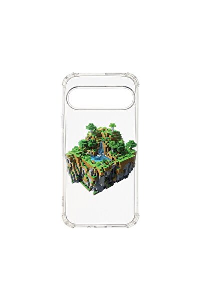bestcase Husa Antișoc 1.5MM, Compatibilă cu Google Pixel 9, Minecraft World, ...