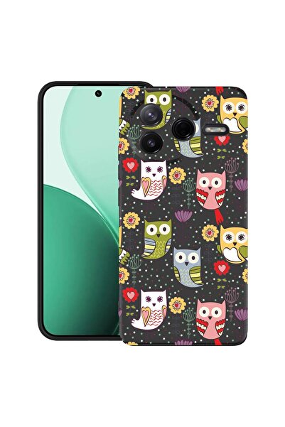 bestcase Θήκη TPU Υπέρλεπτη Συμβατή με Poco F7 Pro, με σχέδιο κουκουβάγιας, 3...