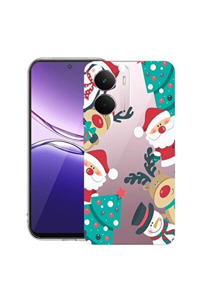 bestcase ¬Æ Husa pentru Realme P3 cu Design Xmas, Clear Slim Silicon, Antisoc...