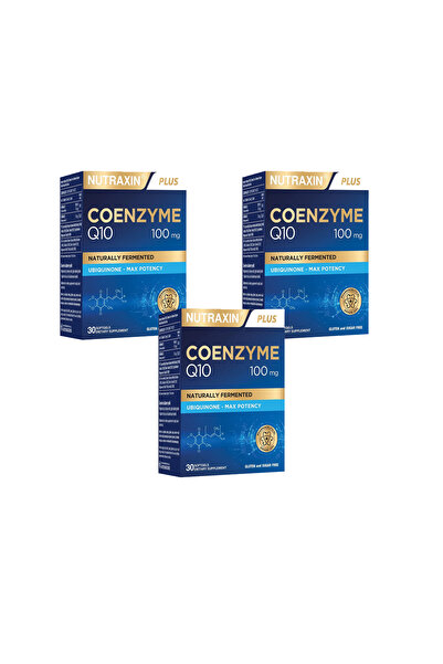 Nutraxin CoQ-10 Günlük Destek Kapsülü 30 Yumuşak Tablet (3 Adet)