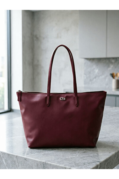 Lacoste LIVE Women's L12.12 Concept Fashion Versatile Large Capacity Zipper H...