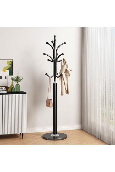 GGEROU Coat stand Standing coat rack metal coat rack modern clothes rack with...