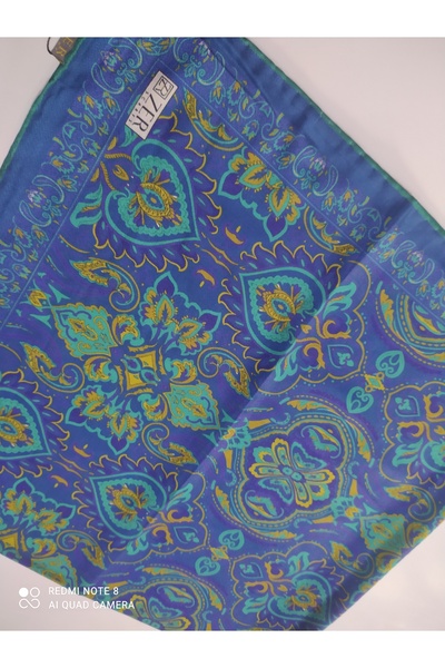 Butik Zer organik pamuklu soft eşarp kaymaz etnik desen