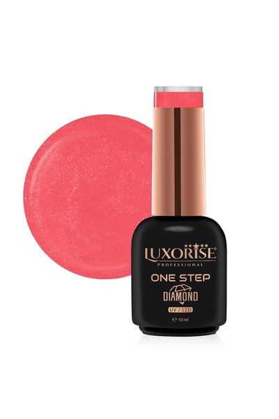 LUXORISE Ojă semipermanentă One Step Diamond - Sparkling Flamingo 10ml