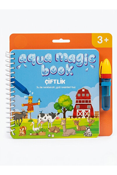 The Monarch Co Aqua Magic Book Sihirli Suyla Boyama Kitabı Çiftlik Temalı | T...