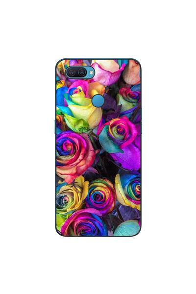 OEM Husa compatibila cu Oppo A12 Silicon Gel Tpu Model Trandafiri Colorati