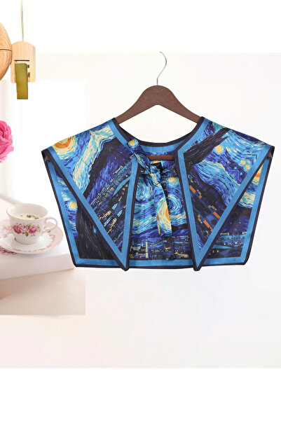 nurfemina Eșarfă de umăr pentru femei cu model Noaptea înstelată de Van Gogh ...