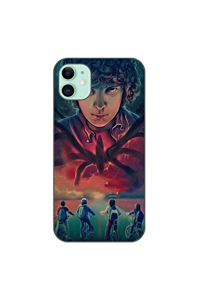OEM Θήκη συμβατή με Apple iPhone 11 από σιλικόνη gel TPU με σχέδιο Stranger T...