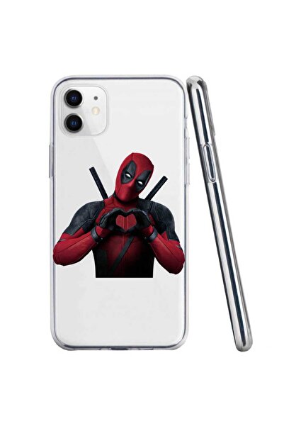 OEM Husa compatibila cu Apple iPhone 11 Silicon Transparenta Model Deadpool H...