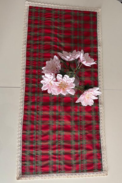 zarafet concept Modern Dekoratif Dantel Detaylı Vintage Runner 40x110cm