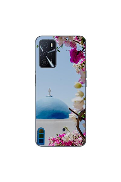 OEM Θήκη συμβατή με Oppo A16 Σιλικόνης Gel TPU με σχέδιο Ελλάδα Σαντορίνη