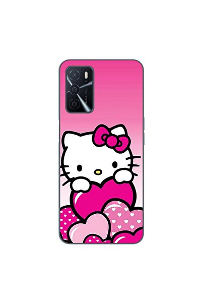 OEM Husa compatibila cu Oppo A16 Silicon Gel Tpu Model Hello Kitty Pink Hearts