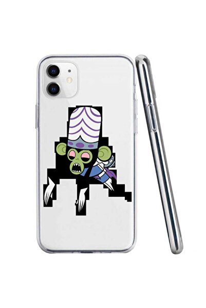 OEM Θήκη συμβατή με Apple iPhone 11, διαφανής σιλικόνης, με σχέδιο Powerpuff ...