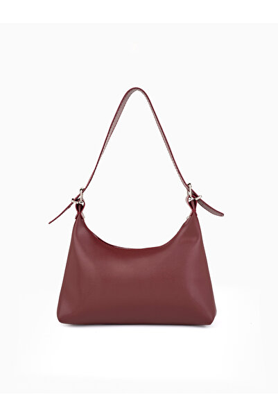 SHAKA Bordo Shk325 Soft Leather Look Baguette Hand, Arm and Shoulder Bag