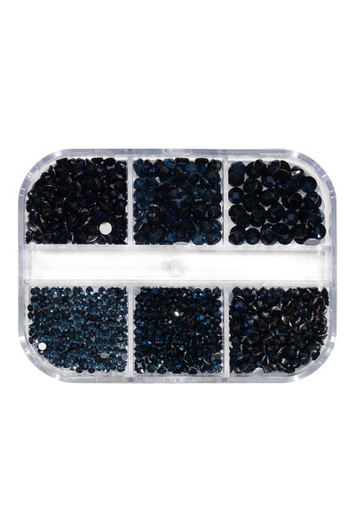 LUXORISE Nail Strass Midnight Beauty, 6 designs