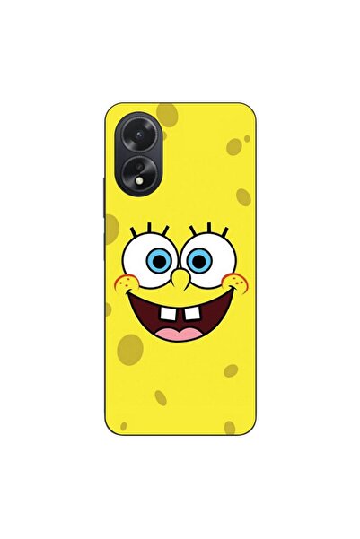 OEM Θήκη συμβατή με Oppo A18 4G Σιλικόνης Τζελ TPU με σχέδιο Σφουγγαράκης Χαρ...