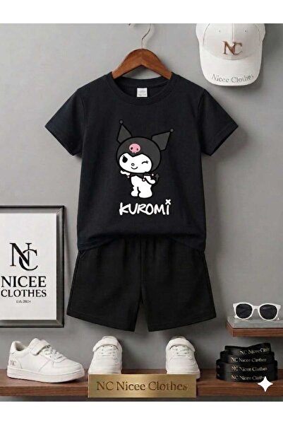 NC Nicee Clothes Tricou și pantaloni scurți de vară pentru copii, unisex (imp...
