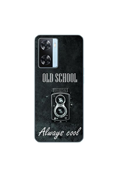 OEM Husa compatibila cu Oppo A57s Silicon Gel Tpu Model Retro Camera