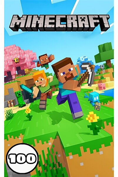 MINECRAFT Carte de colorat, 100 de ilustratii Minecraft, A4