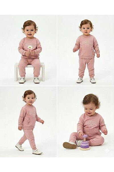 Generic Brand 6/24 Month Combed Cotton Baby Set with Ruffle Detail