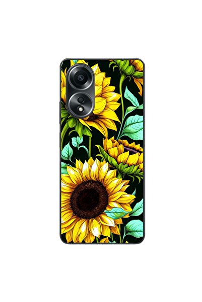 OEM Husa compatibila cu Oppo A58 4G Silicon Gel Tpu Model Floarea Soarelui AI