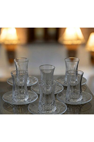Gold Blue 12 Parça Lizbon Model Çay Seti