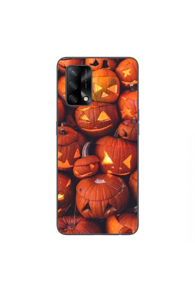 OEM Husa compatibila cu Oppo A74 4G Silicon Gel Tpu Model Halloween Dovleci L...