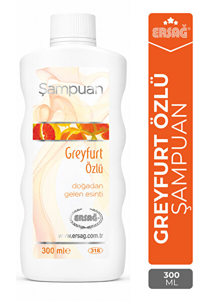 Ersağ Grapefruit Extract Shampoo 300 ml