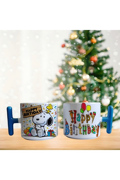 Ghostbastır Snoopy Birthday Mug |   Single Piece 0441