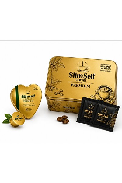 SlimSelf Kapsul ve kahve 60'lı 2 li Paket