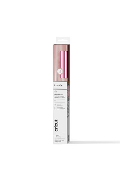 Cricut 2011829 FOLYO IRON ON 30X60CM PEMBE