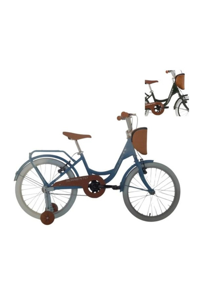 Bisan SORRENTO-S KIZ ÇOCUK BİSİKLETİ 30CM 20 JANT YEŞİL SİLVER