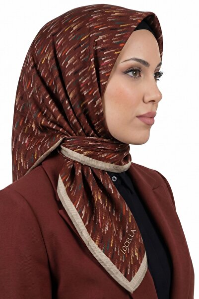 hadiora Women's Tile Striped Organic Cotton Soft Scarf