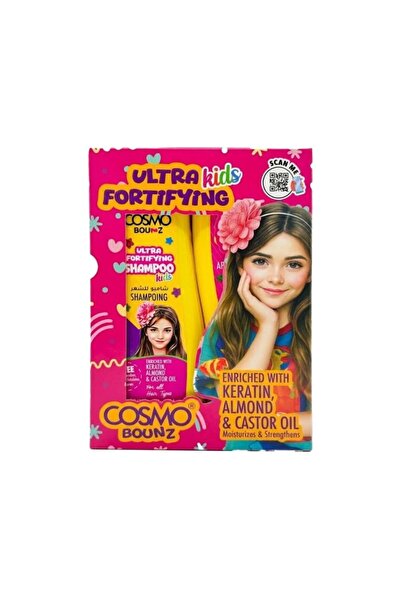 Cosmo Kozmo Pouns Children's Strengthening Shampoo + Conditioner Set for All ...