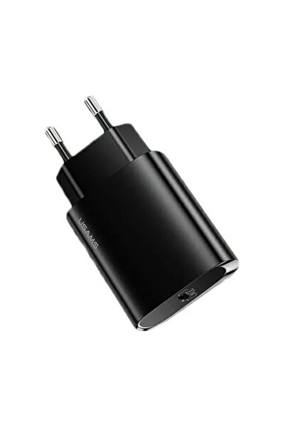 Usams ≈Åad. siec. 1xUSB-C T39 20W(only head) PD3.0 Fast Charging czarny/black...
