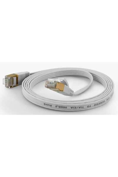 Wantec Cablu FTP CAT6, secțiune 1,6x6,5mm, 3,00m, alb