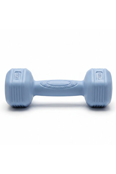 AKDC Light Blue Plastic 1 KG Dumbbell — Ergonomic Grip | Home & Gym Fitness