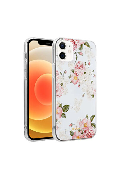 Crong Husă cu flori - Etui iPhone 12 Mini (wz√≥r 02)
