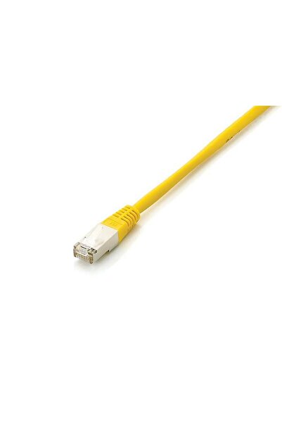 EQUIP Cablu patch Cat6A Plat.S/FTP 2xRJ45 0.50m galben LSZH pungă de plastic