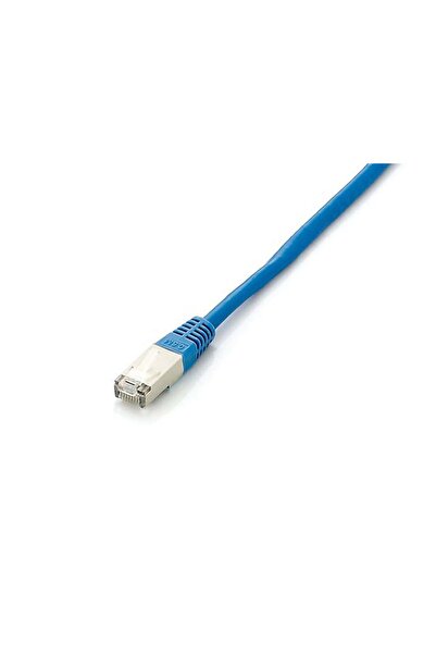 EQUIP Cablu patch Cat6A Plat.S/FTP 2xRJ45 1.00m albastru LSZH în pungă de pla...