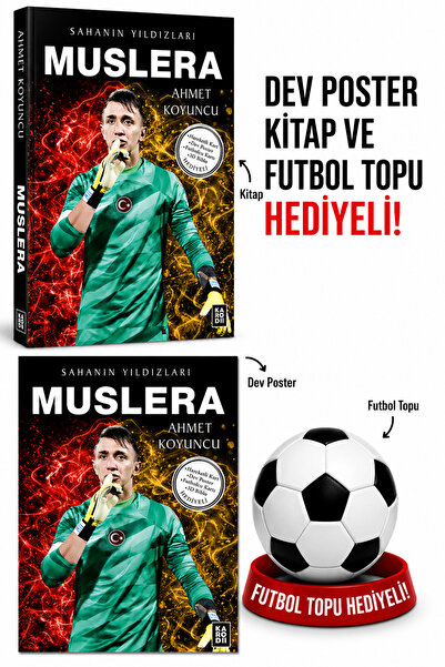 Parodi Yayınları Muslera Kaleci Özel Seri Futbolcu Kitabı ve Top Seti