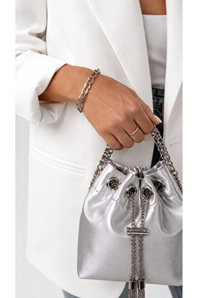 Bags Italia Mini women's bag - crystal handle & metal chain