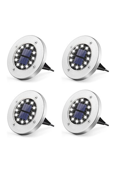Solpex Set 4 Lămpi Solare LED pentru Grădină, Multicolore, Waterproof IP65