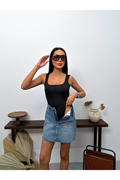 LB Laluna Butik Women's Thick Strap Bodysuit